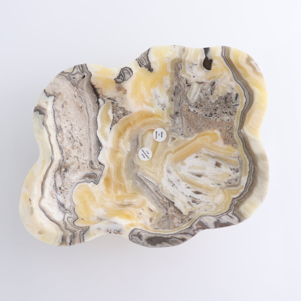 Mexican Onyx/Calcite Bowl 9"