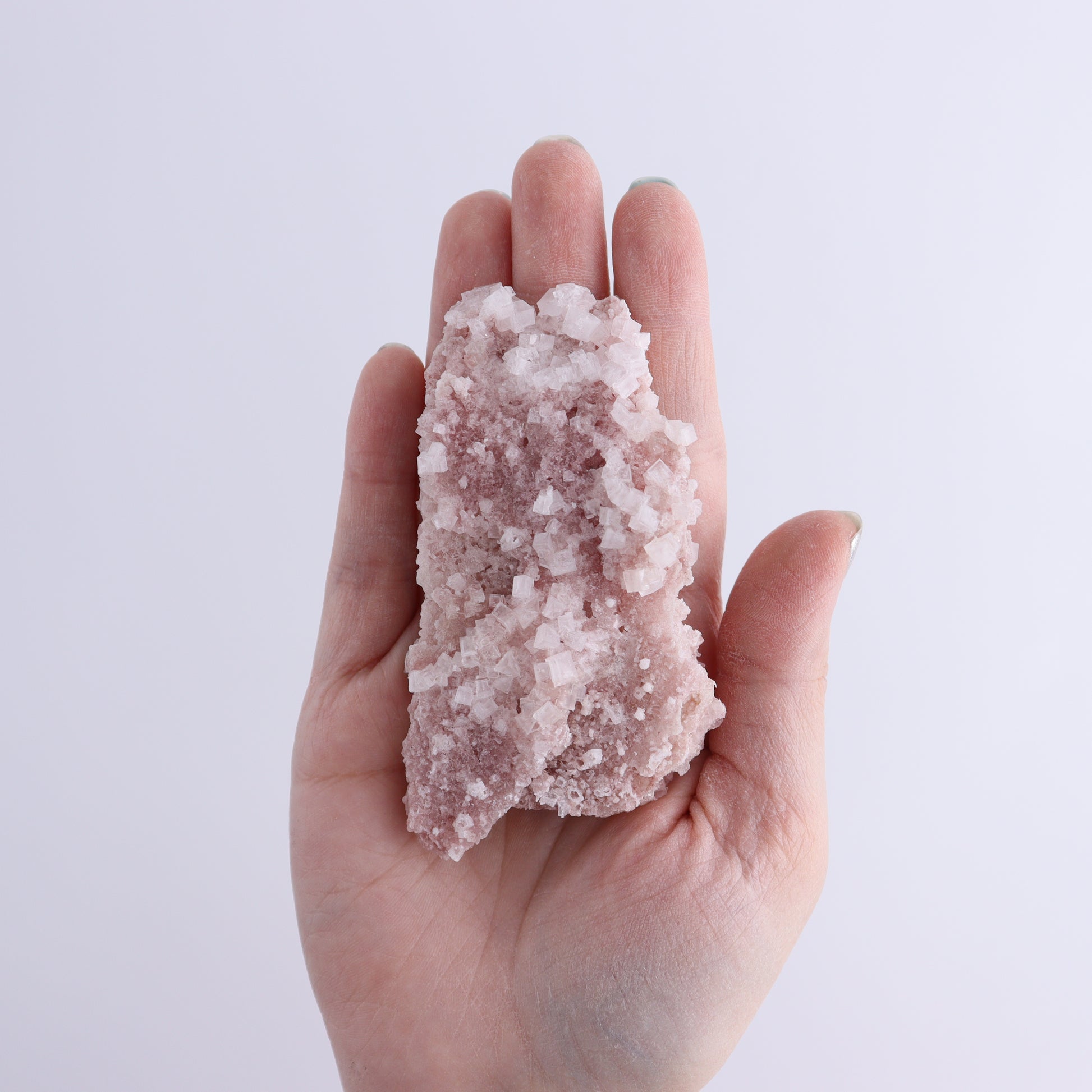 Pink Halite Set of 18 - Expert Wholesale and Supplier of Wholesale Crystals & Bulk Gemstones, ["Flats","Halite","Pink Halite","United States"]