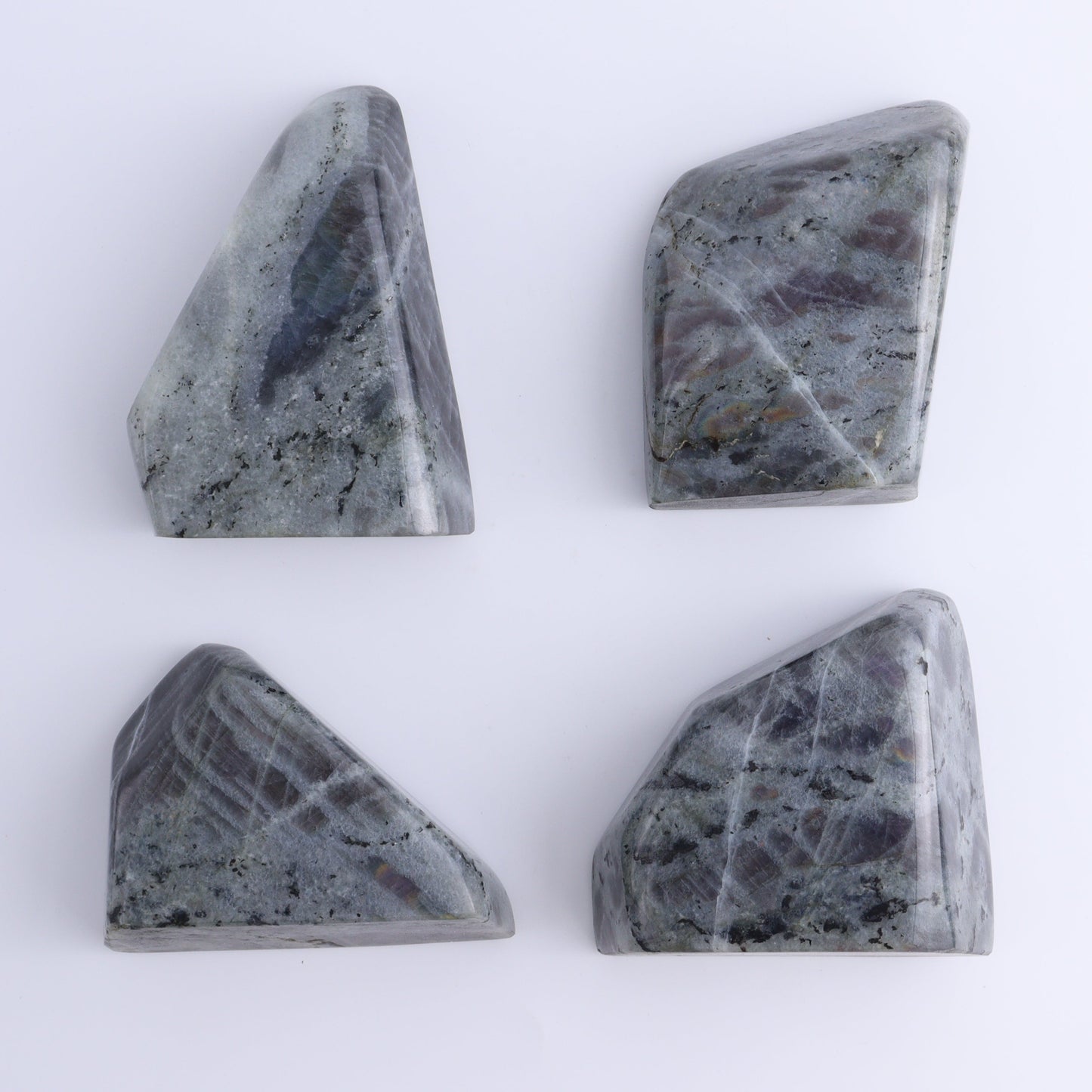 Labradorite Freeform Set of 4 - Expert Wholesale and Supplier of Wholesale Crystals & Bulk Gemstones, ["Freeforms","Labradorite","Madagascar"]