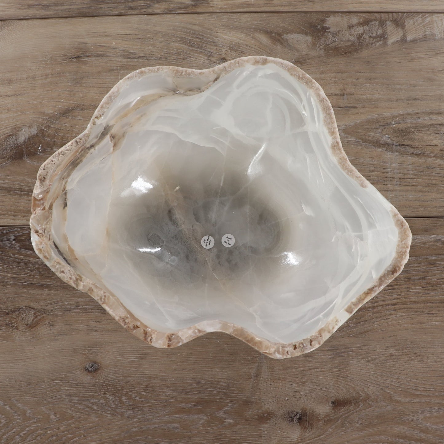 Mexican Onyx/Calcite Bowl 12"