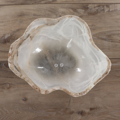 Mexican Onyx/Calcite Bowl 12"