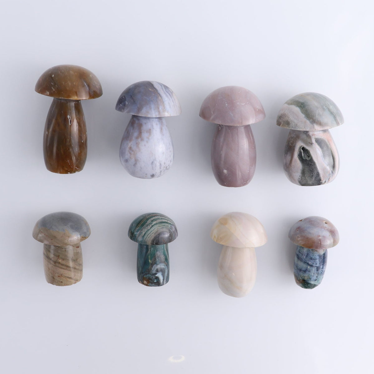 Jasper Mushrooms Set of 8