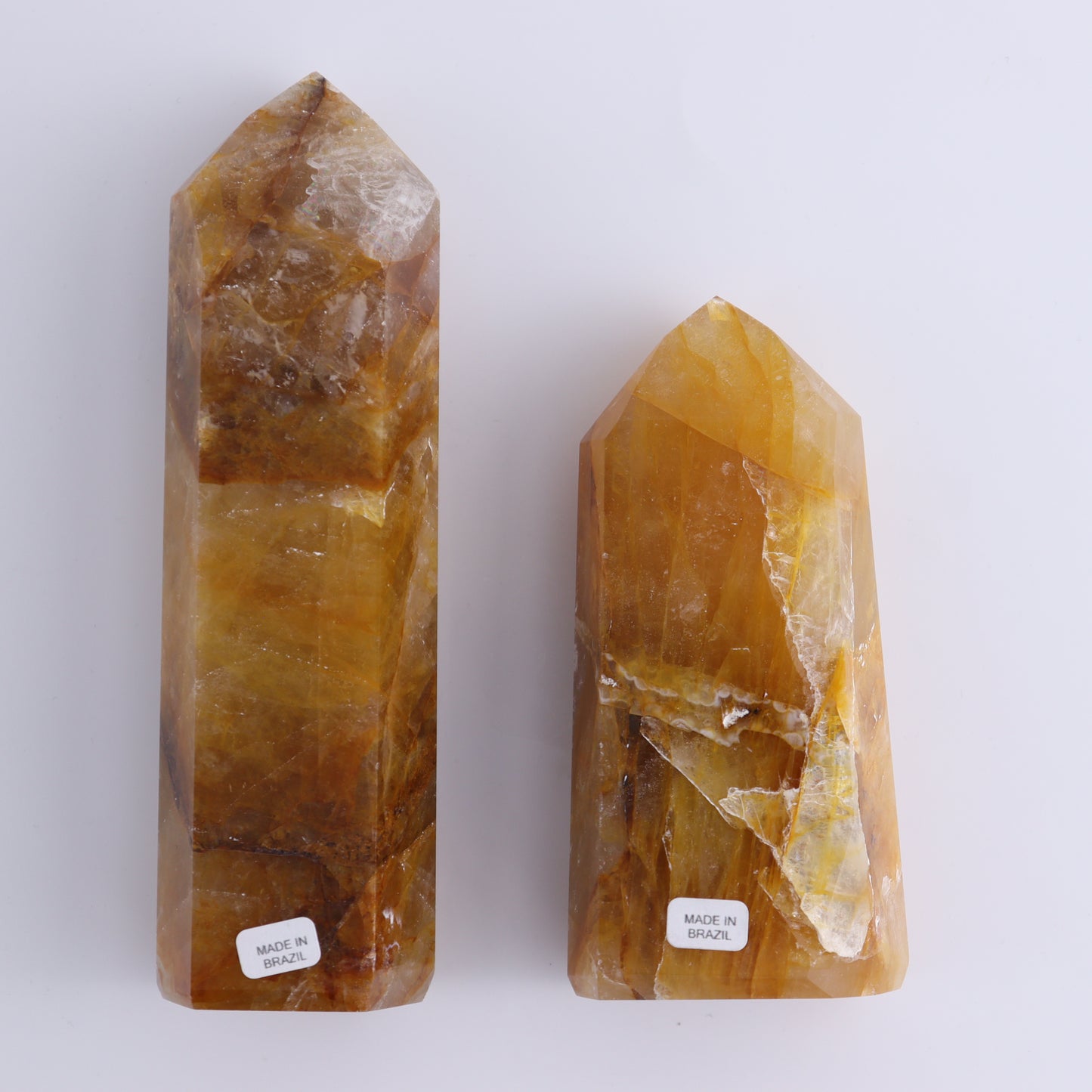 Golden Healer Towers Set of 4 - Expert Wholesale and Supplier of Wholesale Crystals & Bulk Gemstones, ["Brazil","Golden Healer","Towers"]