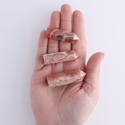 Rhodochrosite Towers Set of 5 - Expert Wholesale and Supplier of Wholesale Crystals & Bulk Gemstones, ["Argentina","Rhodochrosite","Towers"]