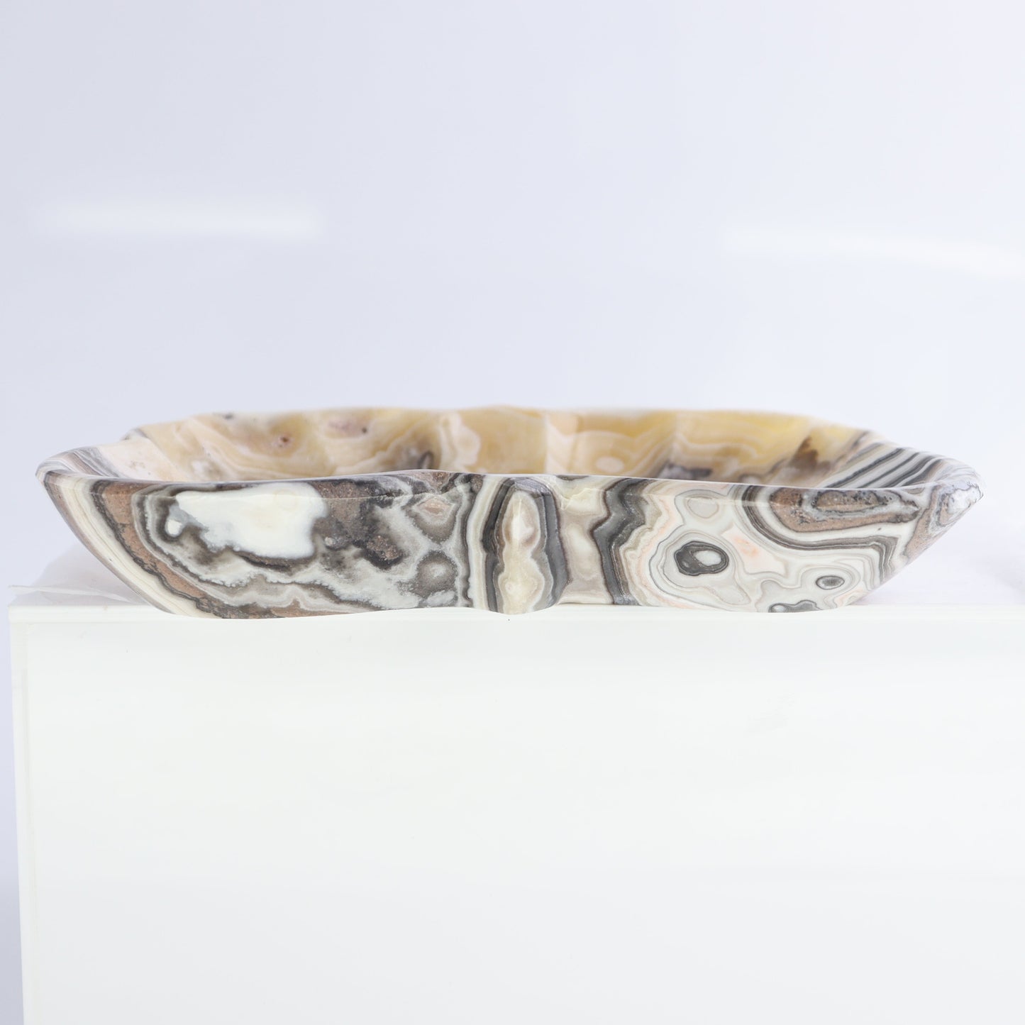 Zebra Onyx Butterfly Bowls Set of 6 - Expert Wholesale and Supplier of Wholesale Crystals & Bulk Gemstones, ["Bowls","Mexico","onyx"]