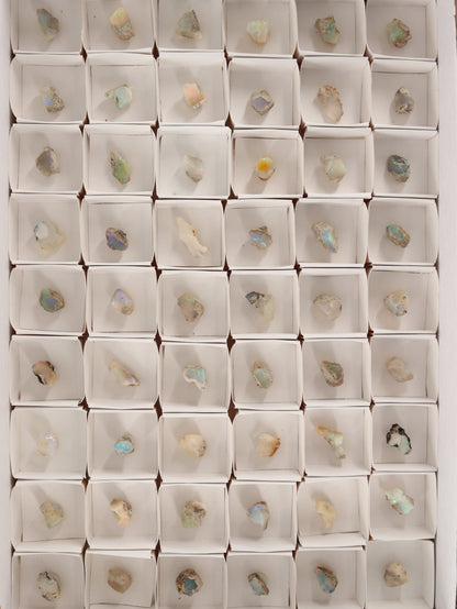 Ethiopian Opal Flat Set of 54 - Expert Wholesale and Supplier of Wholesale Crystals & Bulk Gemstones, []