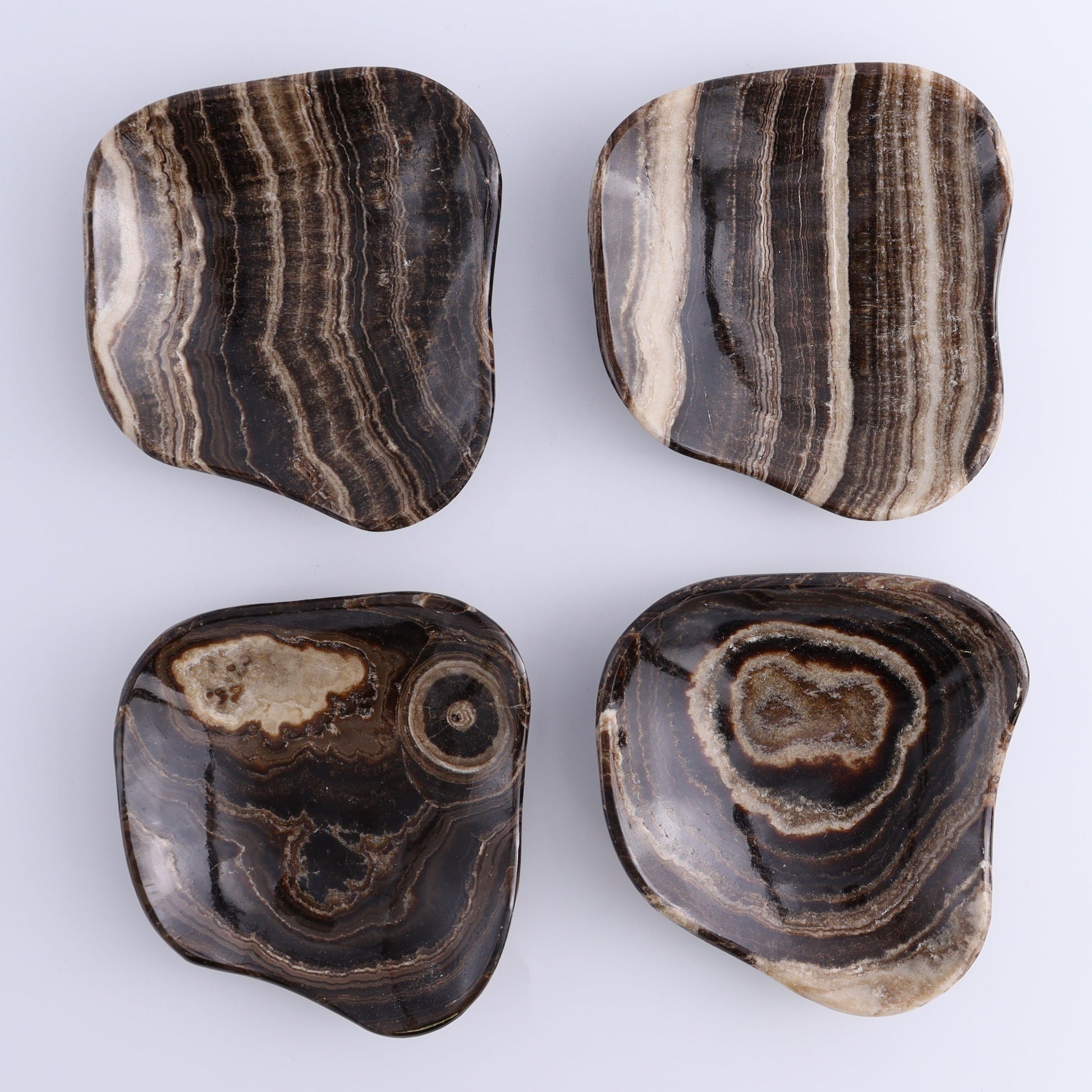 One Small Bowl Mexican Onyx/Calcite Chocolate - Expert Wholesale and Supplier of Wholesale Crystals & Bulk Gemstones, ["bowl","Calcite","Catalog Onyx","Decorative Dish","Mexico","onyx"]