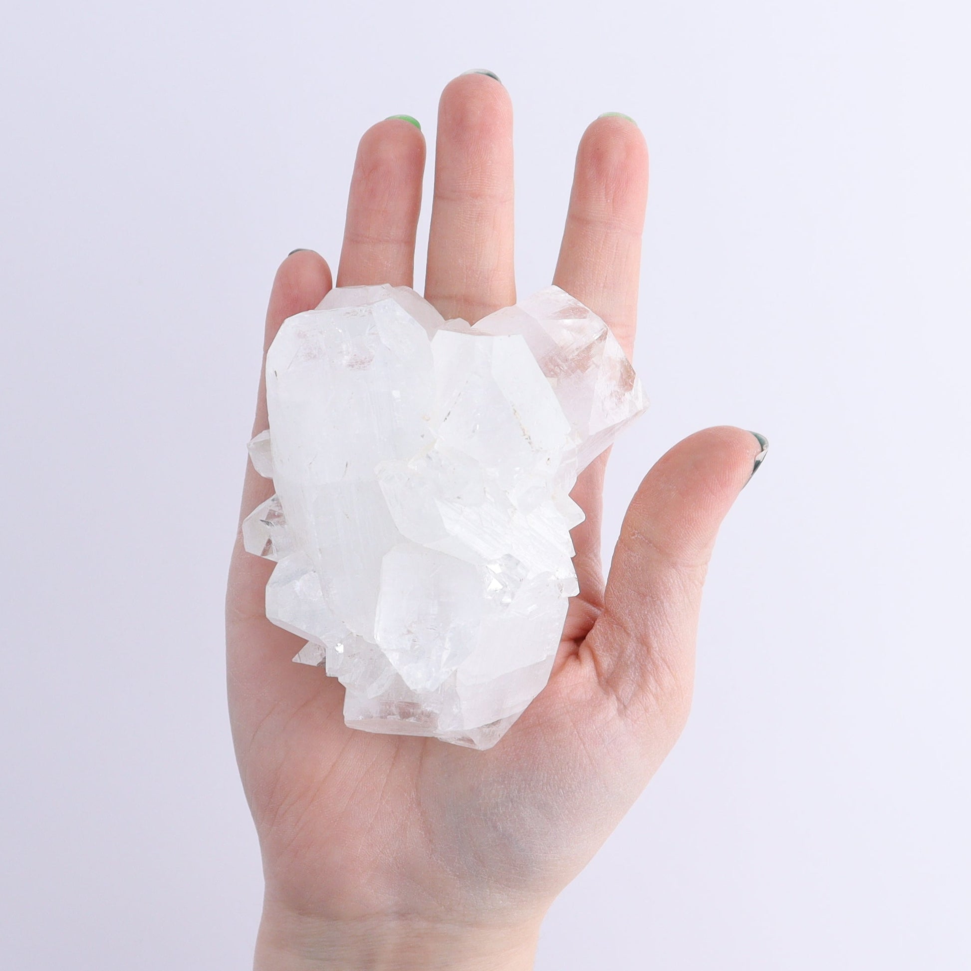 Apophyllite Clusters Set of 6 - Expert Wholesale and Supplier of Wholesale Crystals & Bulk Gemstones, ["Apophyllite","Clusters","Flats"]