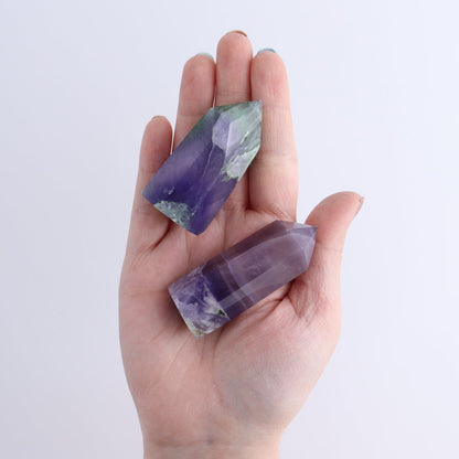 Lavender Fluorite Towers Set of 10