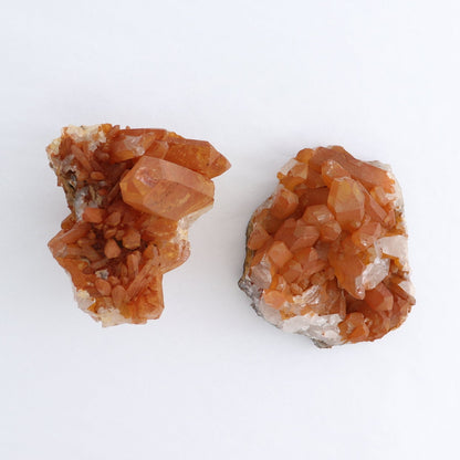 Dark Tangerine Quartz Clusters Set of 9 - Expert Wholesale and Supplier of Wholesale Crystals & Bulk Gemstones, ["Clusters","Quartz","Tangerine Quartz"]
