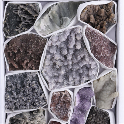 Uruguay Amethyst Clusters with Formations Flat of 19 - Expert Wholesale and Supplier of Wholesale Crystals & Bulk Gemstones, ["Amethyst","Clusters","Formations","Uruguay"]
