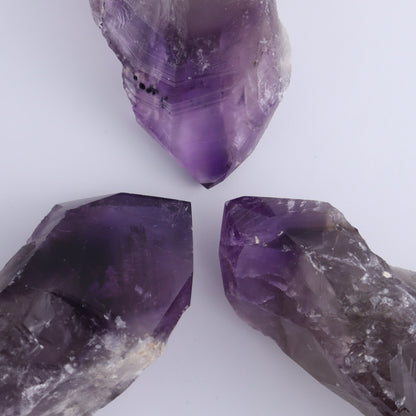 Amethyst Polished Tips Set of 3 - Expert Wholesale and Supplier of Wholesale Crystals & Bulk Gemstones, ["Amethyst","Polished Tip"]