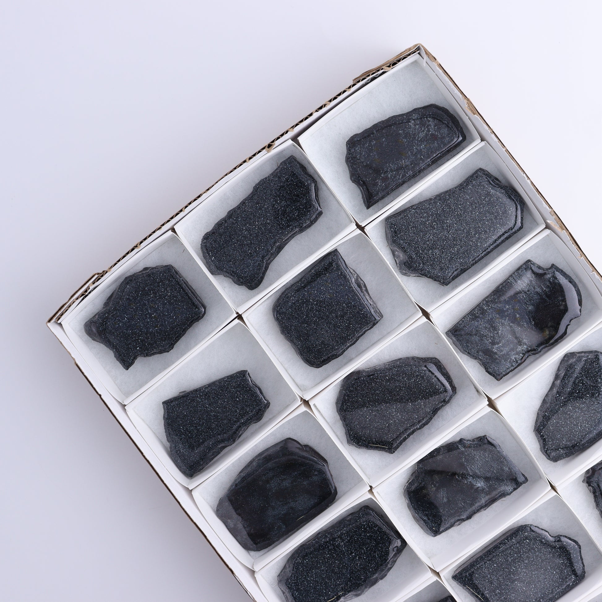 Specularite Flat of 18 - Expert Wholesale and Supplier of Wholesale Crystals & Bulk Gemstones, ["flat","Flats","Specularite","United States"]