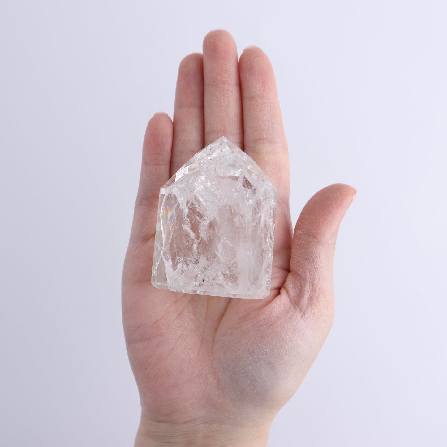 Crackled Quartz Towers Set of 6 - Expert Wholesale and Supplier of Wholesale Crystals & Bulk Gemstones, ["Brazil","Clear Quartz","Crackled","Points","Quartz","Towers"]