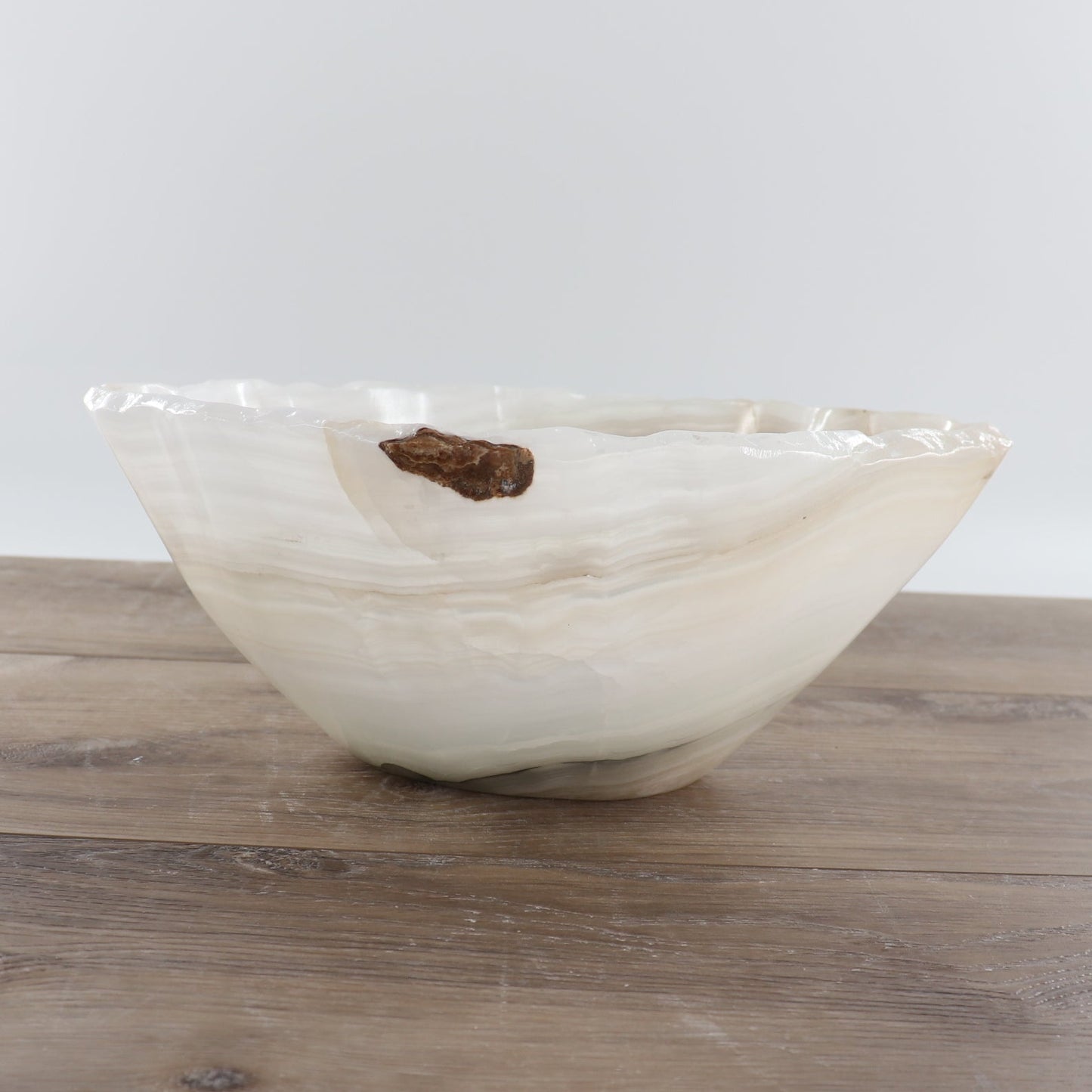Mexican Onyx/Calcite Bowl 12"