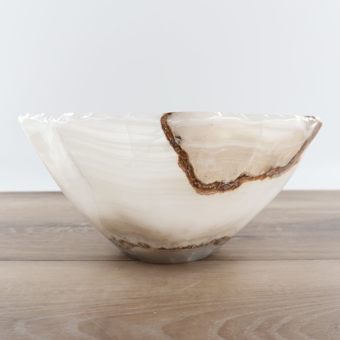 Mexican Onyx/Calcite Bowl 12"