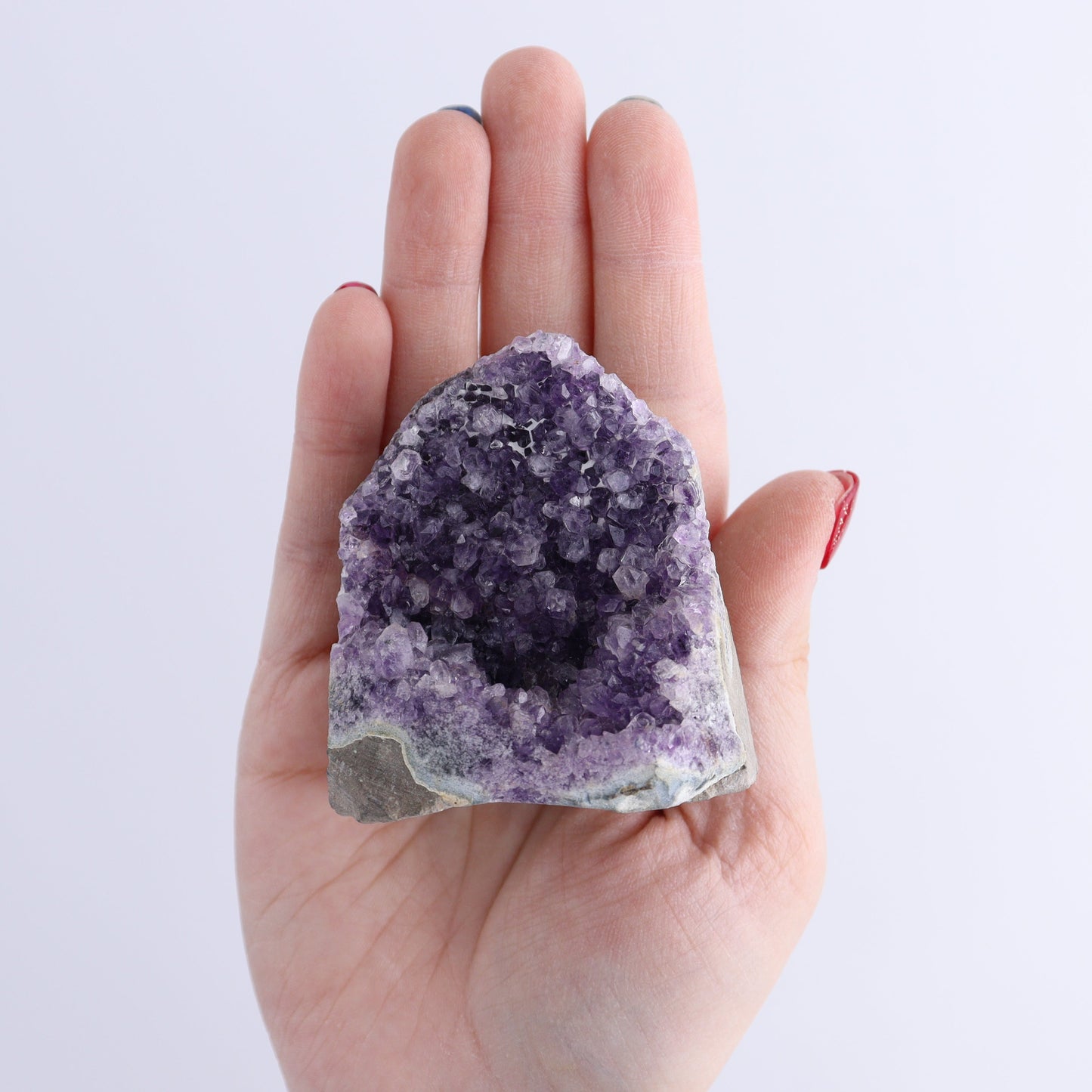 Amethyst Cut Base Set of 20 - Expert Wholesale and Supplier of Wholesale Crystals & Bulk Gemstones, ["Amethyst","Cut Base"]