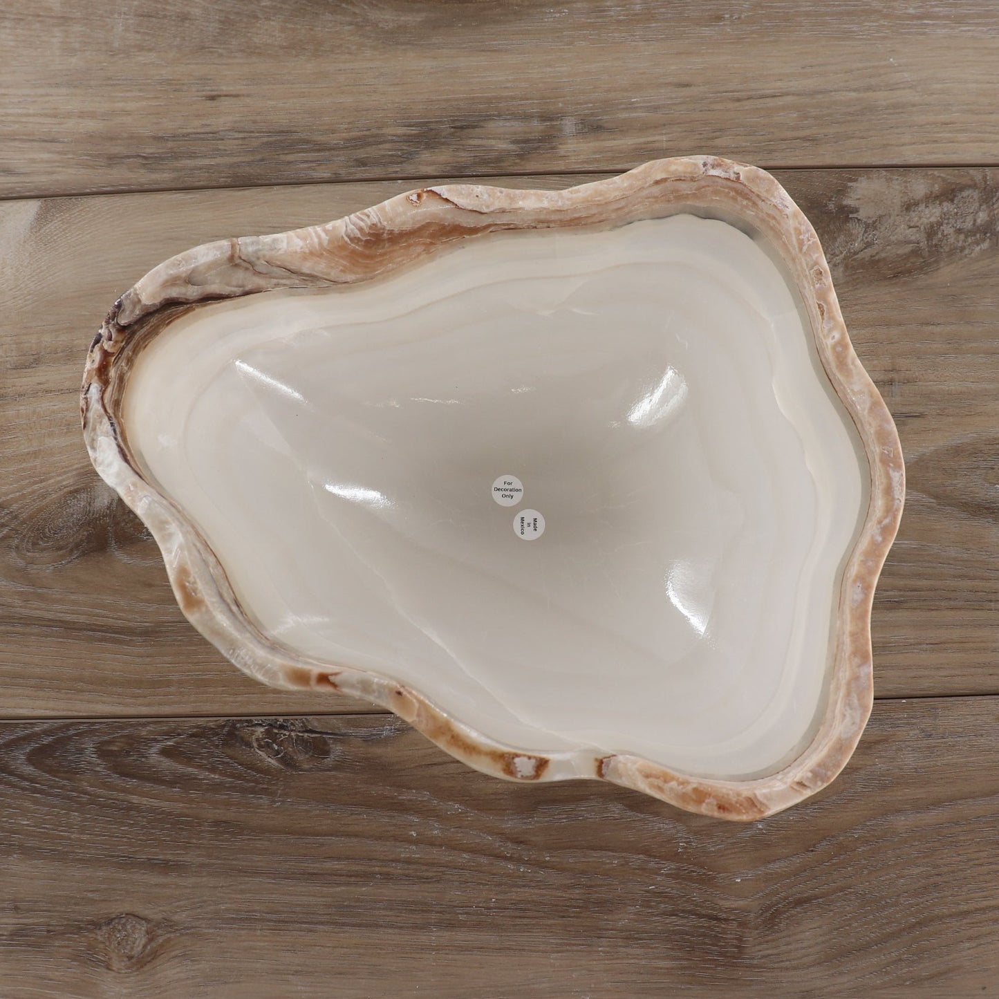 Mexican Onyx/Calcite Bowl 11"