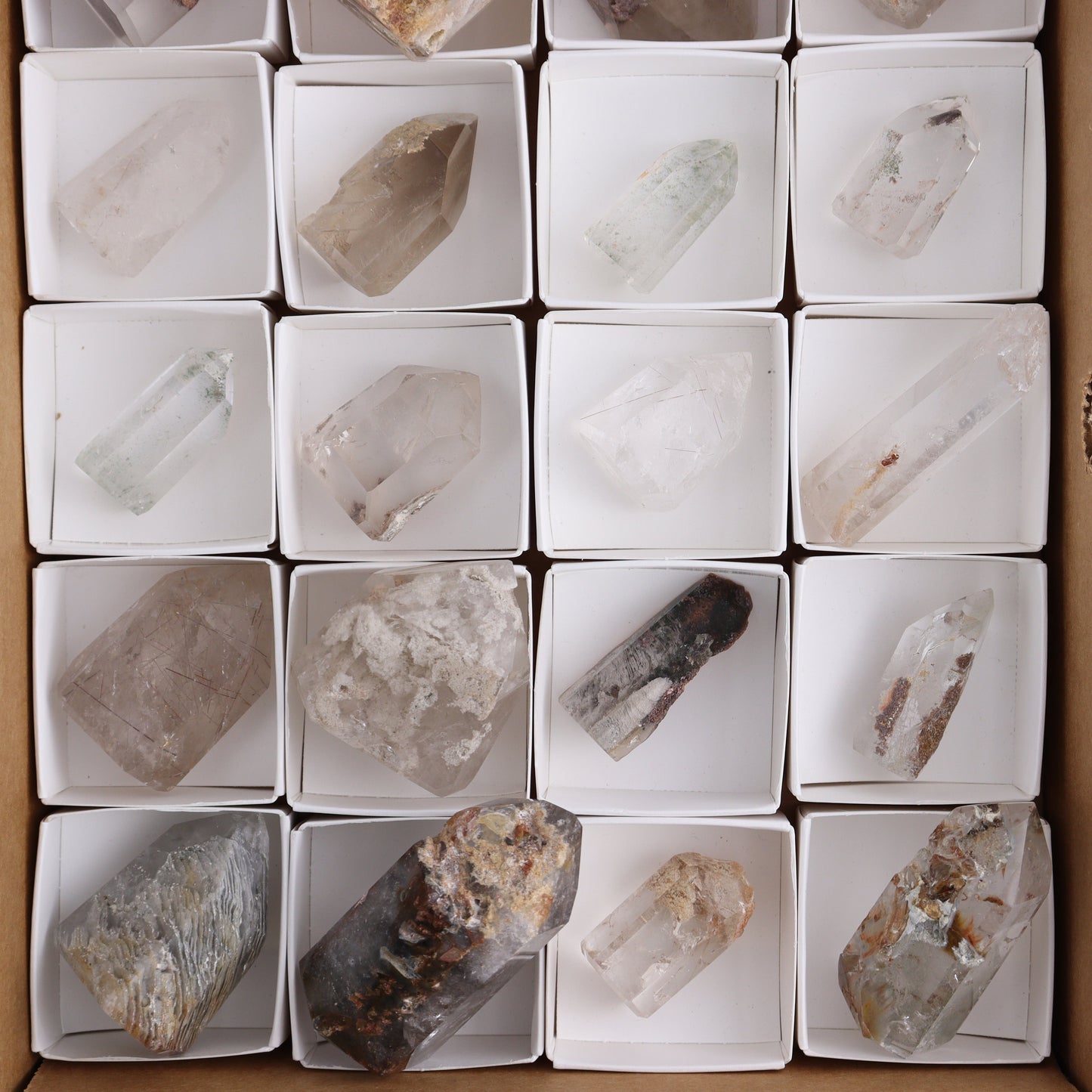 Garden Quartz Towers Set of 20 - Expert Wholesale and Supplier of Wholesale Crystals & Bulk Gemstones, ["Garden Quartz","Quartz","Towers"]