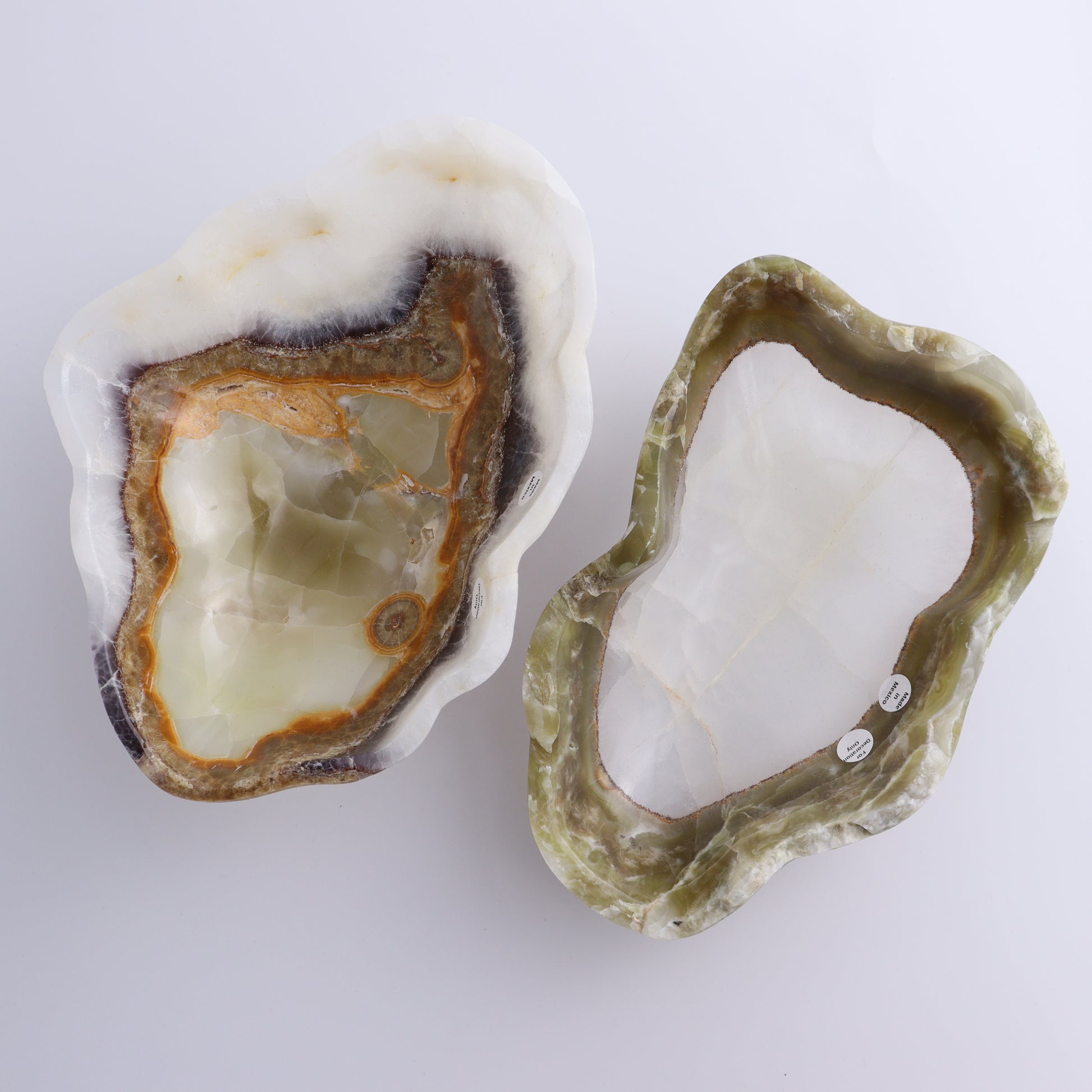 Onyx Bowl Set of 2 - Expert Wholesale and Supplier of Wholesale Crystals & Bulk Gemstones, ["Bowls","Mexico","onyx"]