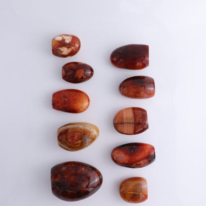 Carnelian Freeform Set of 10 - Expert Wholesale and Supplier of Wholesale Crystals & Bulk Gemstones, ["carnelian","Freeforms","Madagascar"]