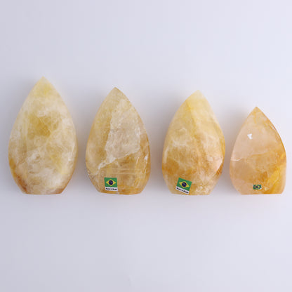 Golden Healer Flames Set of 4 - Expert Wholesale and Supplier of Wholesale Crystals & Bulk Gemstones, ["Brazil","flames","Golden Healer"]