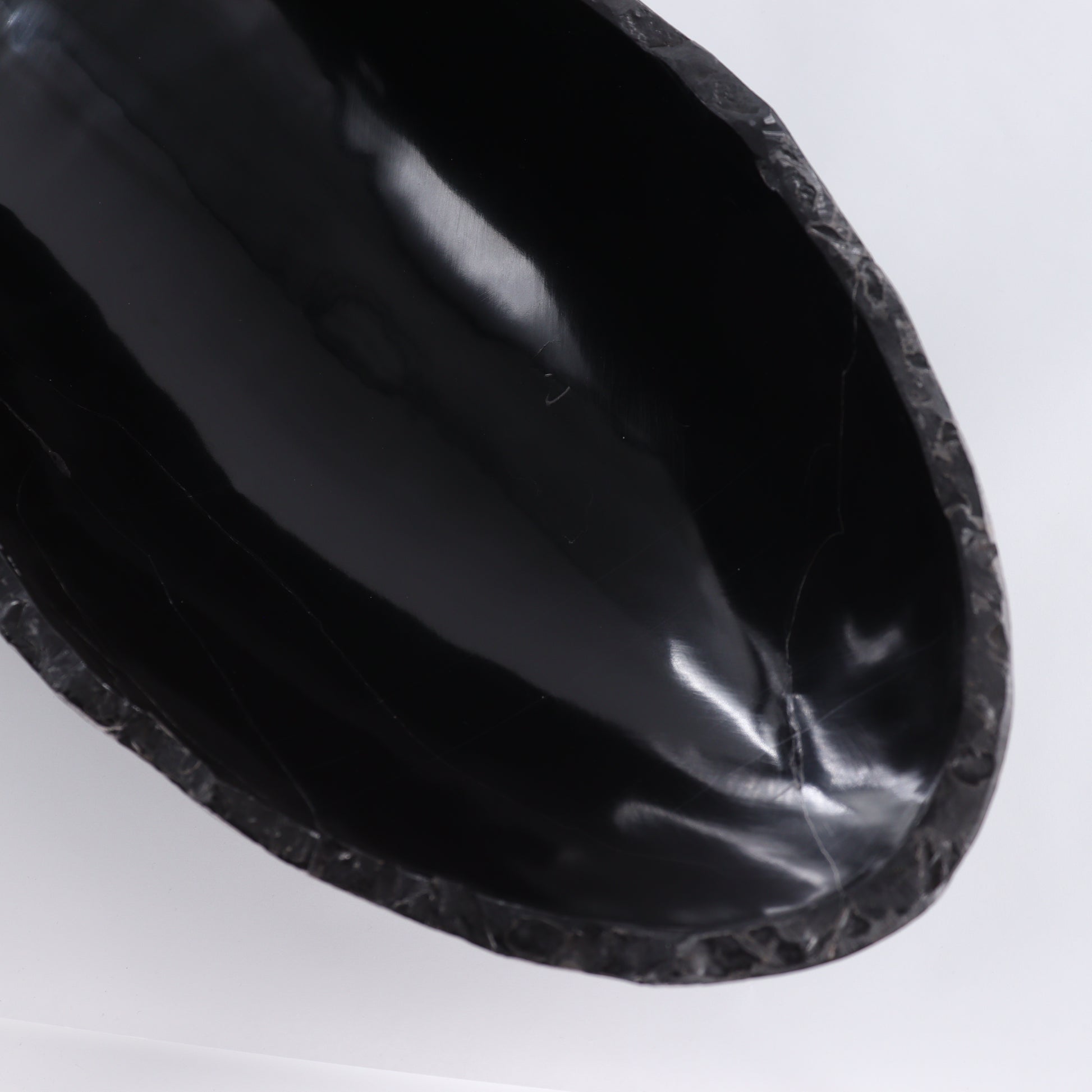 Black Marble Canoe Bowl - Expert Wholesale and Supplier of Wholesale Crystals & Bulk Gemstones, ["Black Marble","Bowls","canoe","Marble","Mexico"]