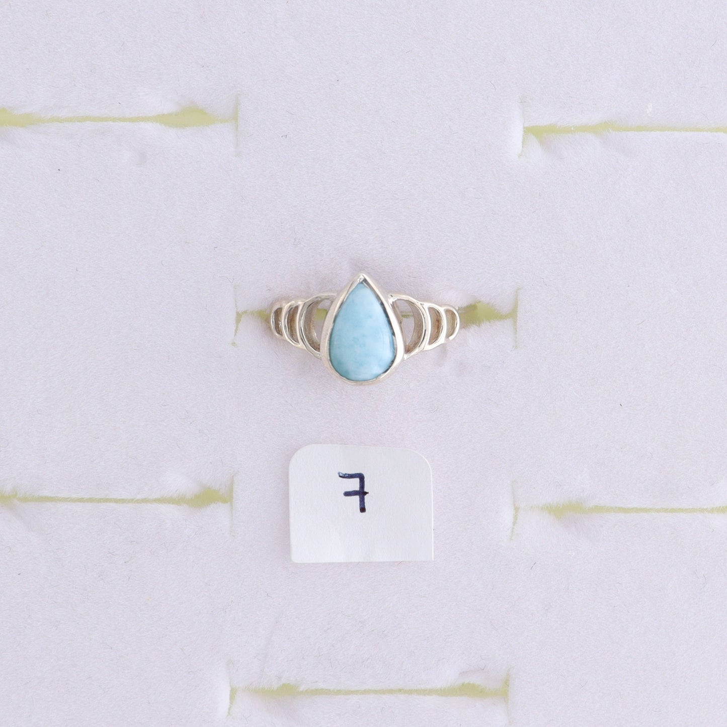 One Larimar Ring - Expert Wholesale and Supplier of Wholesale Crystals & Bulk Gemstones, ["India","Larimar","Ring","sterling silver"]