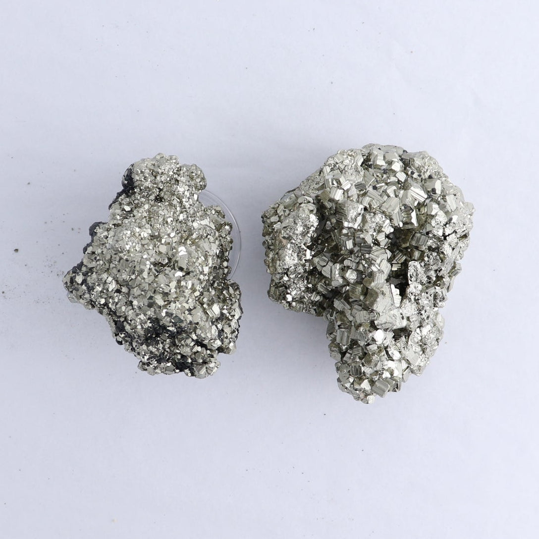 Pyrite Clusters Set of 6