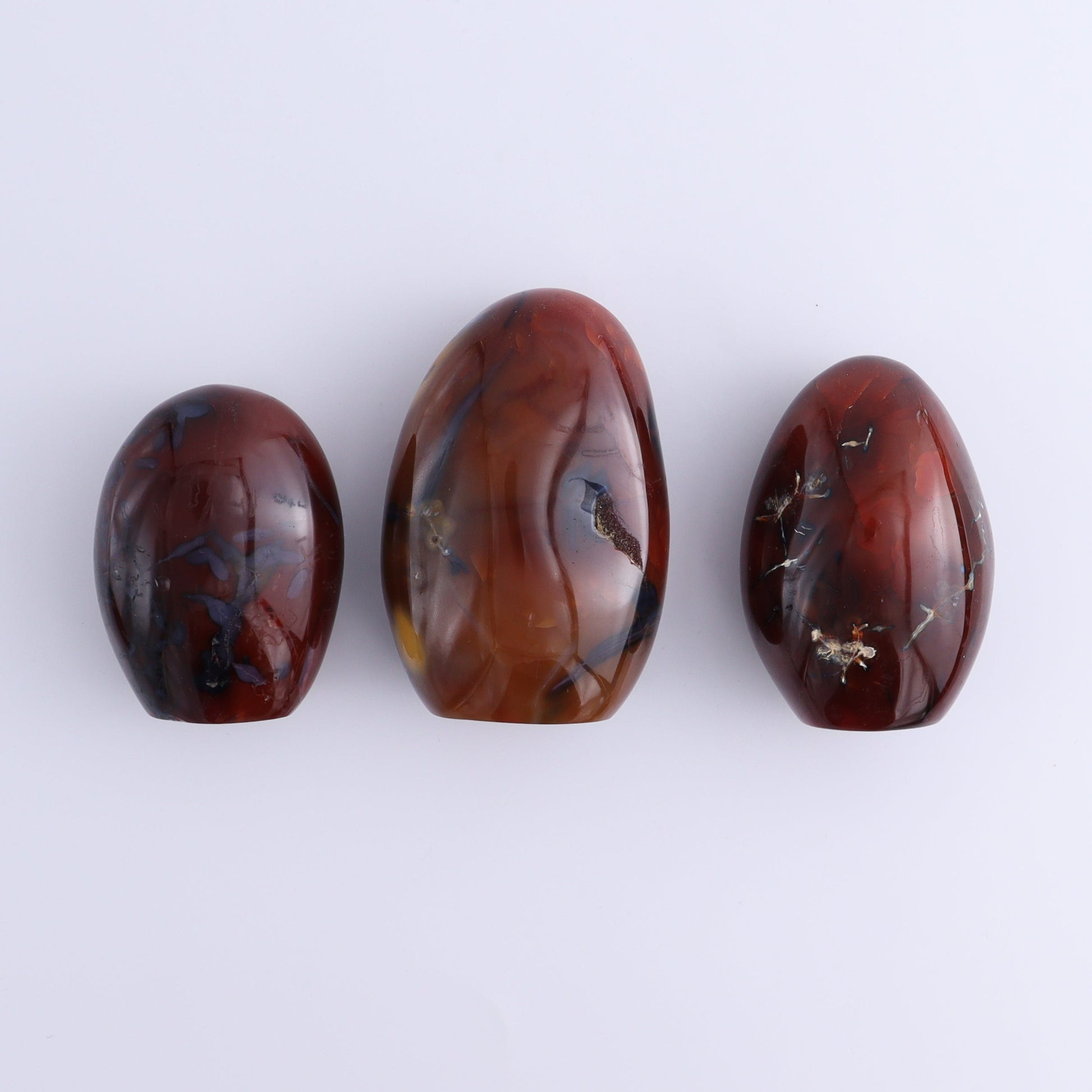 Carnelian Freeforms Set of 8 - Expert Wholesale and Supplier of Wholesale Crystals & Bulk Gemstones, ["carnelian","Freeform","Freeforms","Madagascar"]