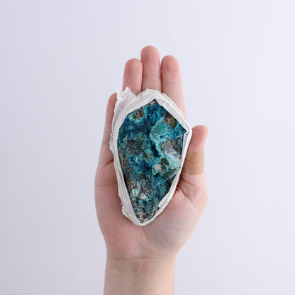 Chrysocolla with Quartz Roughs Set of 6 - Expert Wholesale and Supplier of Wholesale Crystals & Bulk Gemstones, ["Chrysocolla","Flats","Freeforms","Peru","Rough"]