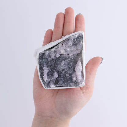 Uruguay Amethyst Clusters with Formations Flat of 13 - Expert Wholesale and Supplier of Wholesale Crystals & Bulk Gemstones, ["Amethyst","Calcite","Clusters","Formations","Uruguay"]