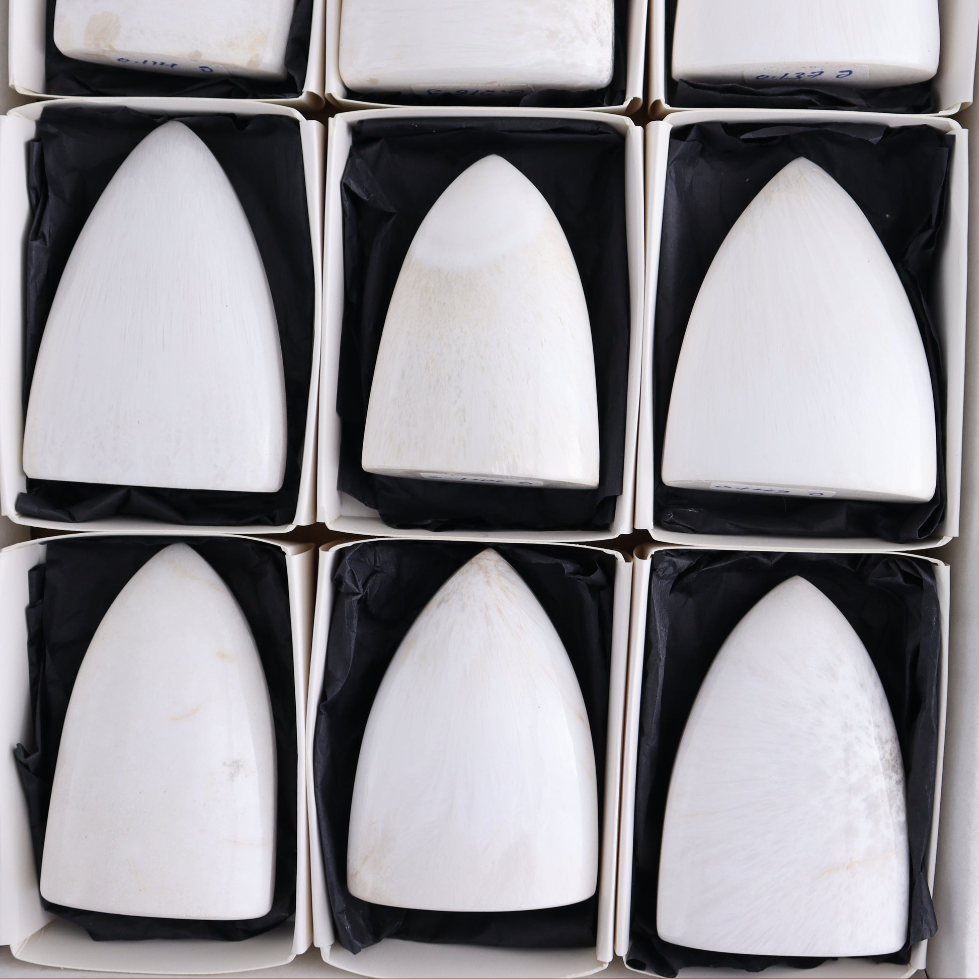 Scolecite Freeforms Flat of 12 - Expert Wholesale and Supplier of Wholesale Crystals & Bulk Gemstones, ["Freeforms","India","Scolecite"]