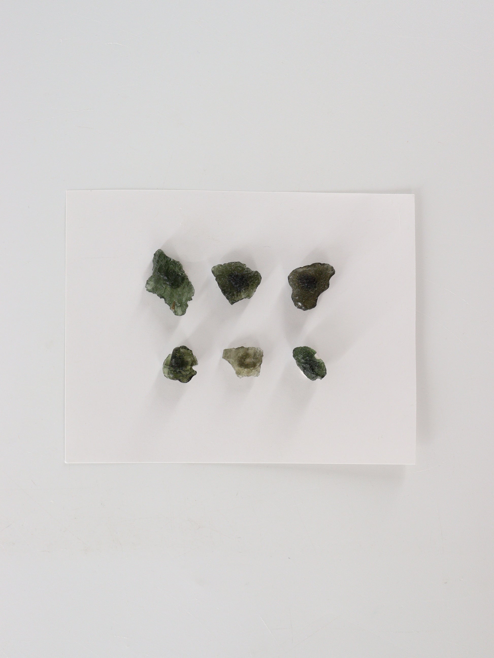 Rough Moldavite Set of 6 - Expert Wholesale and Supplier of Wholesale Crystals & Bulk Gemstones, ["Moldavite","Rough"]