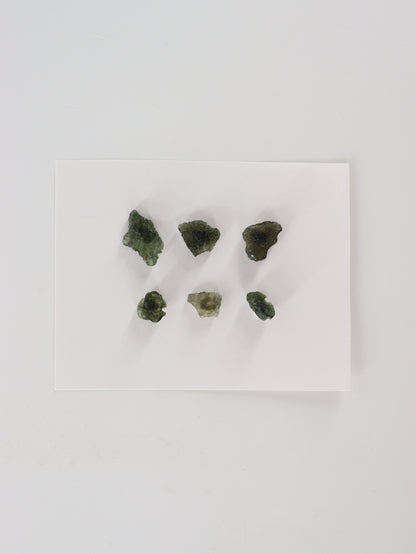Rough Moldavite Set of 6 - Expert Wholesale and Supplier of Wholesale Crystals & Bulk Gemstones, ["Moldavite","Rough"]