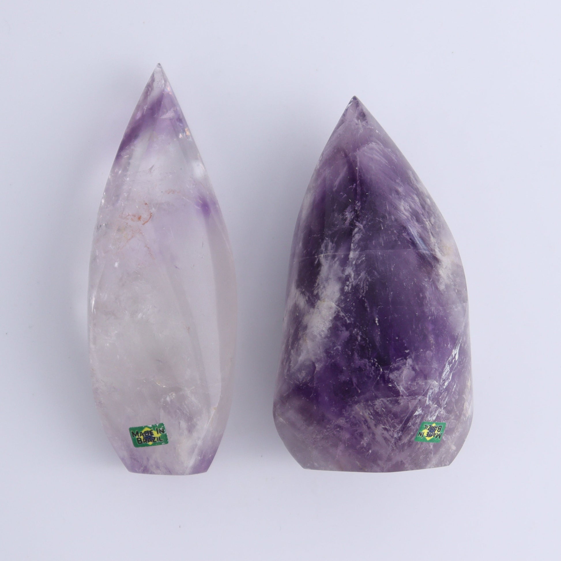Imperfect Amethyst Flames Set of 6 - Expert Wholesale and Supplier of Wholesale Crystals & Bulk Gemstones, ["Amethyst","Brazil","close_30","flames"]