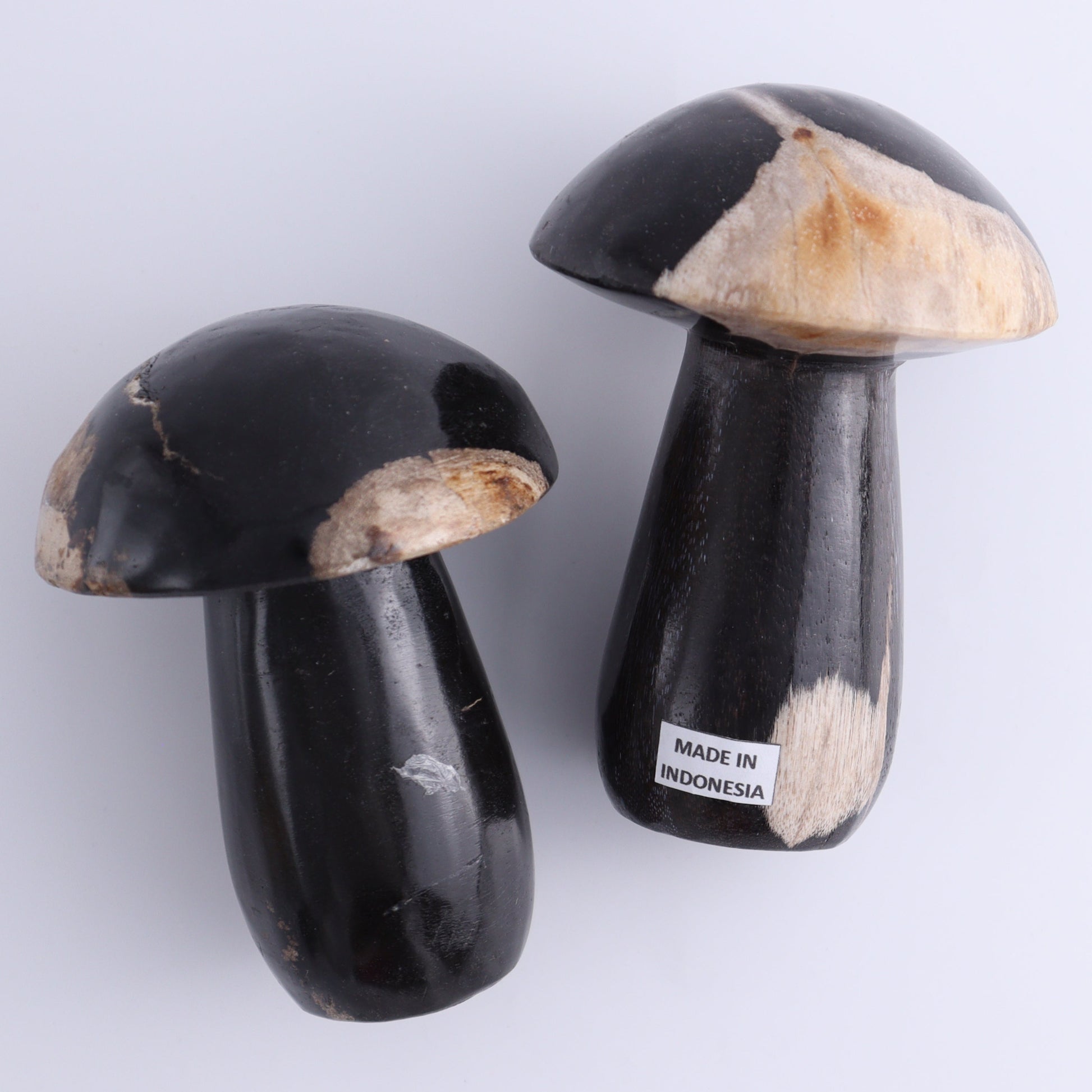 Petrified Wood Mushrooms Set of 4 - Expert Wholesale and Supplier of Wholesale Crystals & Bulk Gemstones, ["Indonesia","Mushrooms","Petrified Wood"]