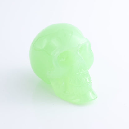 One Large Mexican Green Onyx/Calcite Skull