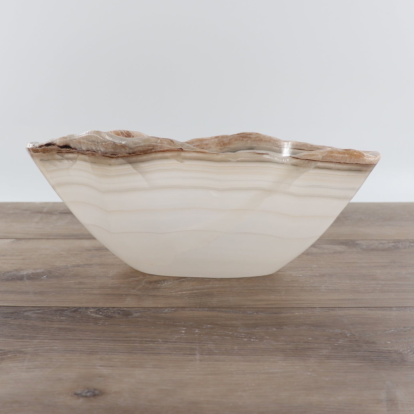 Mexican Onyx/Calcite Bowl 11"