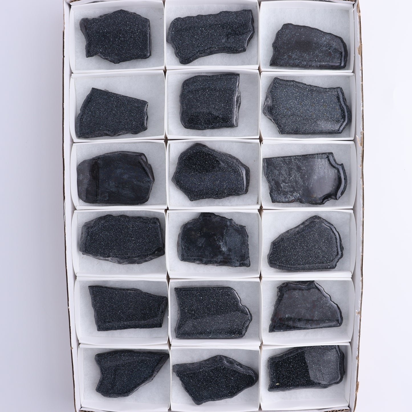 Specularite Flat of 18 - Expert Wholesale and Supplier of Wholesale Crystals & Bulk Gemstones, ["flat","Flats","Specularite","United States"]