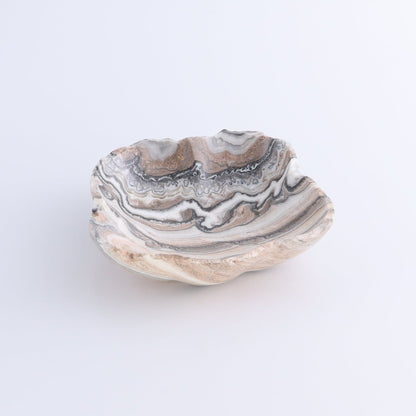 One Mexican Onyx/Calcite Black & White Zebra Irregular Bowl - Expert Wholesale and Supplier of Wholesale Crystals & Bulk Gemstones, ["bowl","Bowls","Calcite","Catalog Onyx","Decorative Dish","Mexico","onyx"]