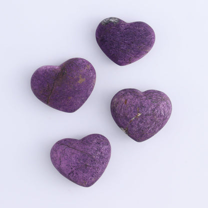 Purpurite Velvet Hearts Set of 20