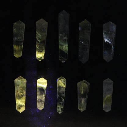 Powellite Amethyst UV Reactive Double Point Set of 10