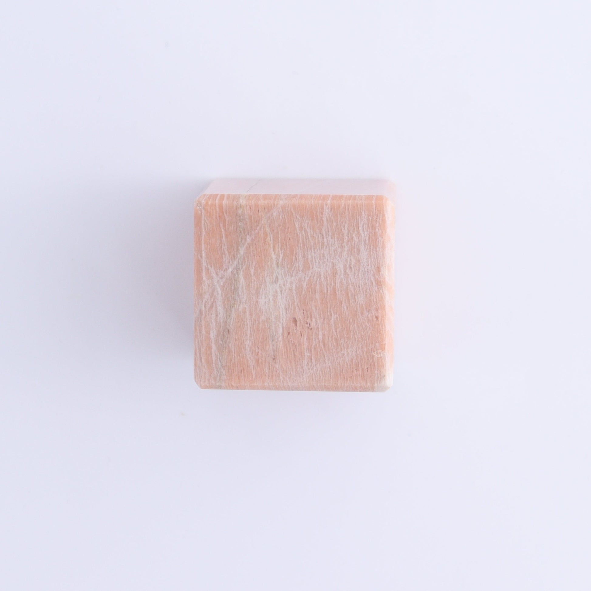 One Peach Moonstone Cube 3 cm - Expert Wholesale and Supplier of Wholesale Crystals & Bulk Gemstones, ["Cubes","Peach Moonstone"]