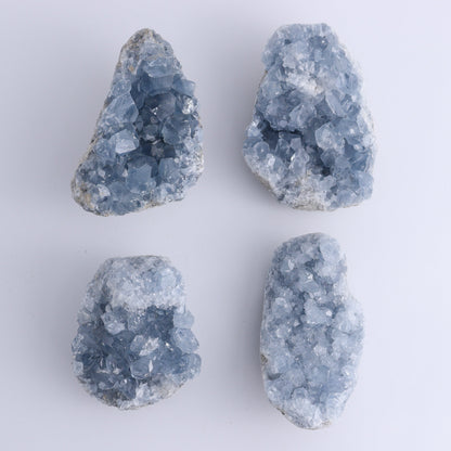 Celestite Clusters Set of 4 - Expert Wholesale and Supplier of Wholesale Crystals & Bulk Gemstones, ["Celestite","Freeform"]