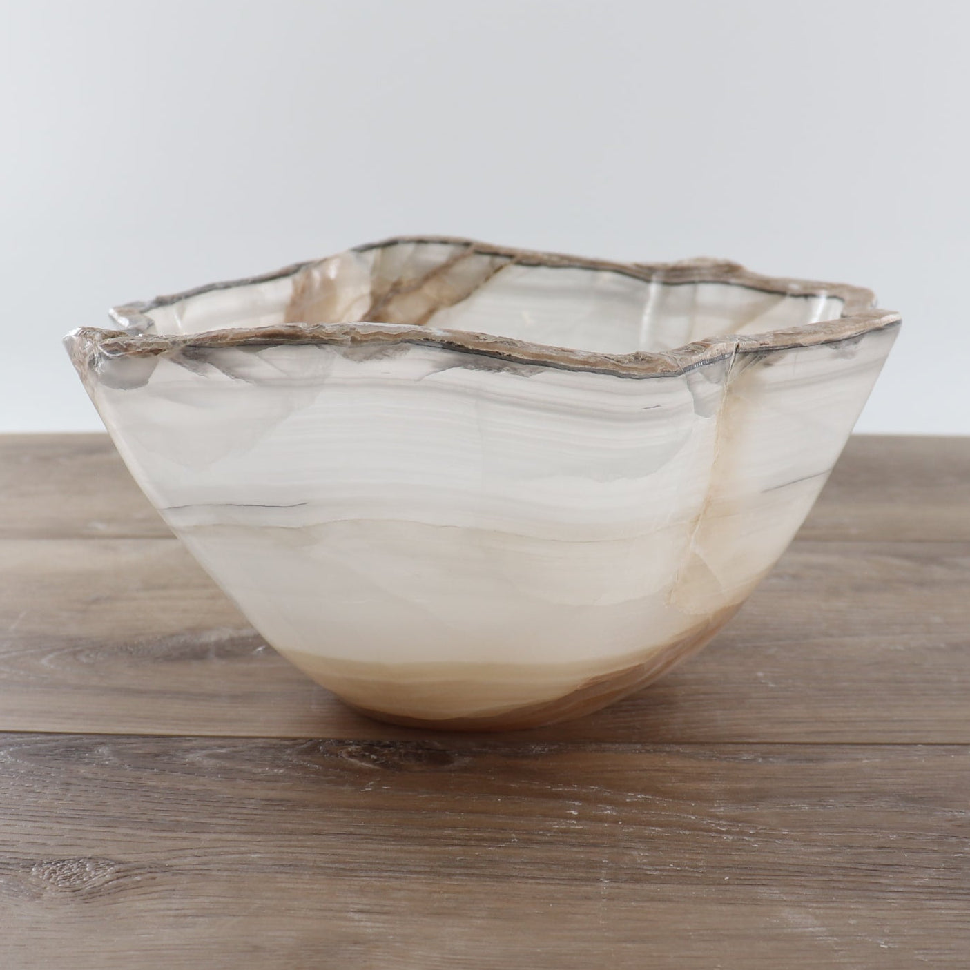 Mexican Onyx/Calcite Bowl 12"