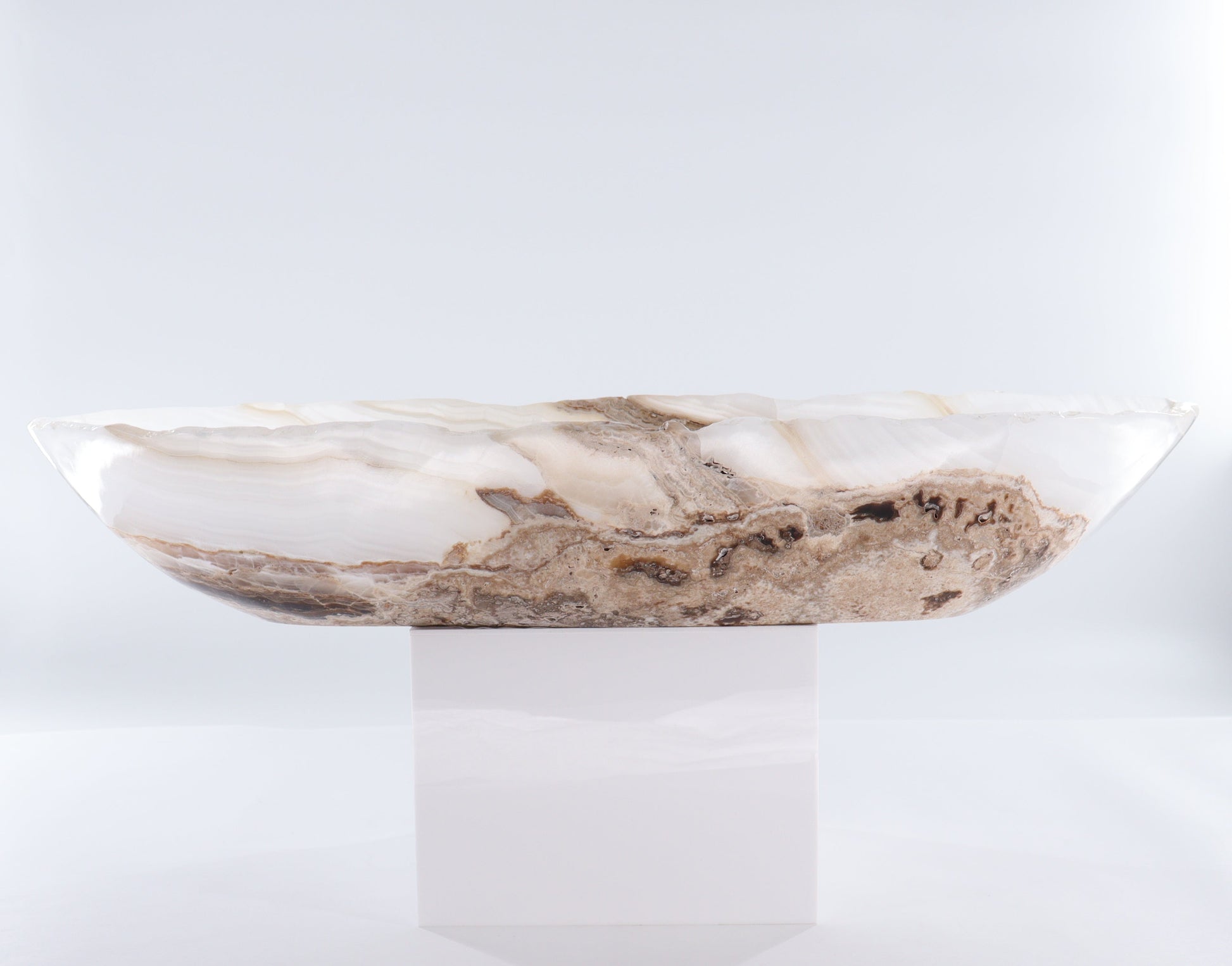 Onyx Canoe Bowl - Expert Wholesale and Supplier of Wholesale Crystals & Bulk Gemstones, ["Bowls","canoe","Mexico","onyx"]