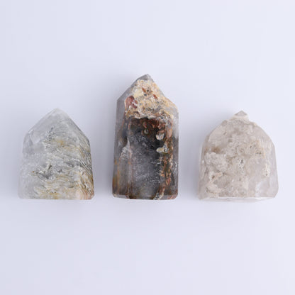 Garden Quartz Towers Set of 20 - Expert Wholesale and Supplier of Wholesale Crystals & Bulk Gemstones, ["Garden Quartz","Quartz","Towers"]