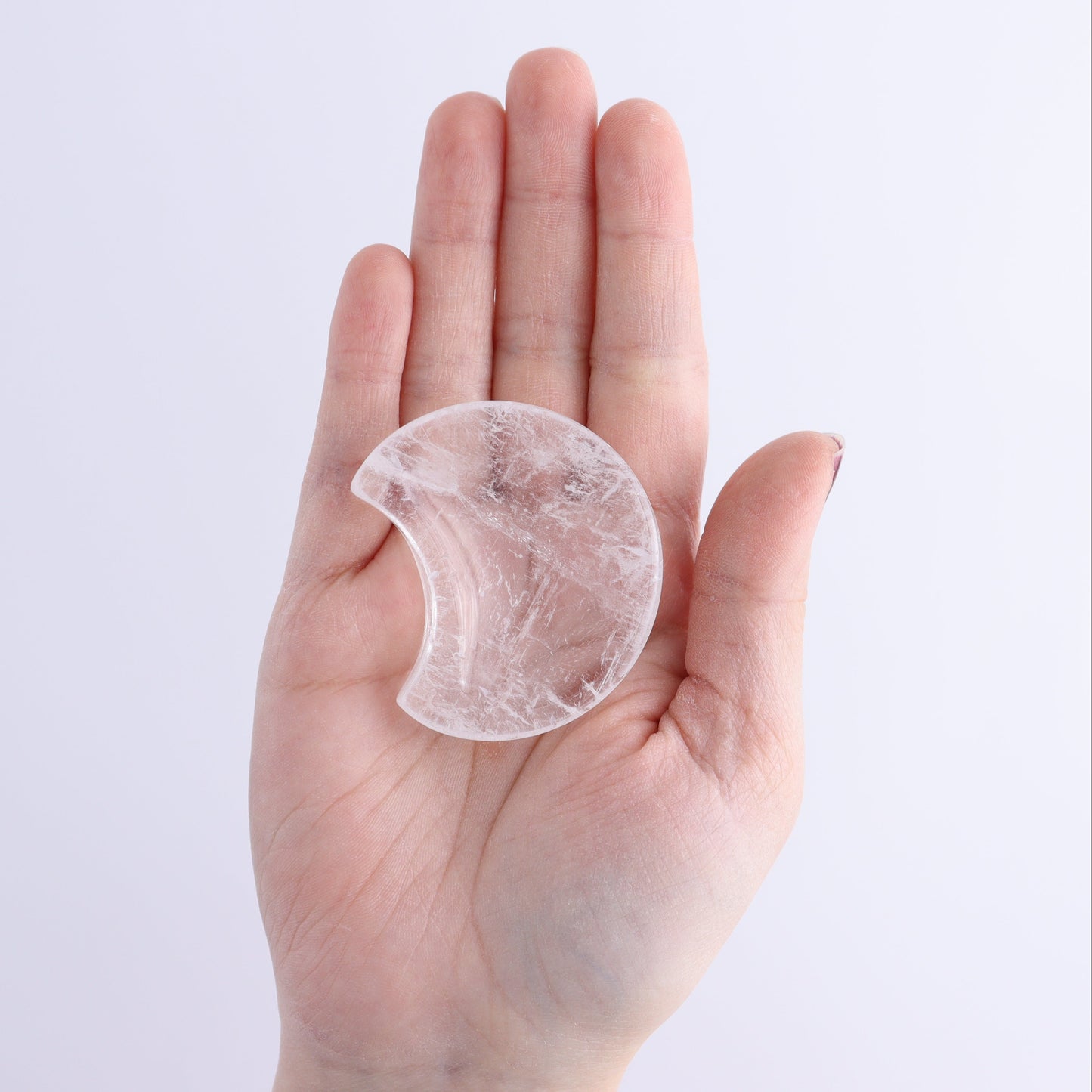 Clear Quartz Moons Bowls Set of 24 - Expert Wholesale and Supplier of Wholesale Crystals & Bulk Gemstones, ["Clear Quartz","moons","Quartz"]