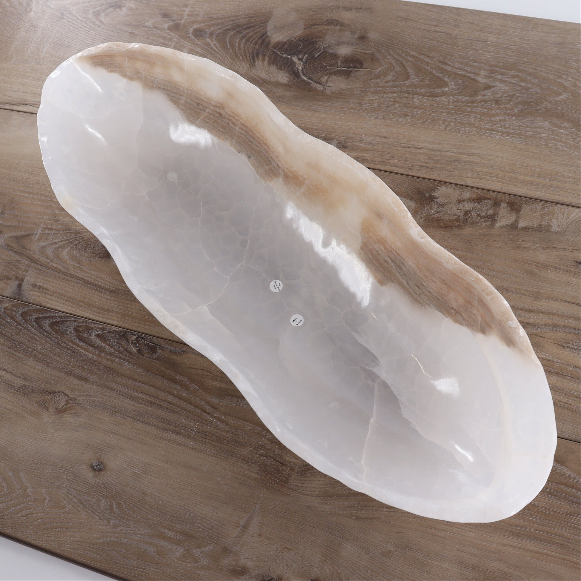 Mexican Onyx/Calcite Canoe Bowl - Expert Wholesale and Supplier of Wholesale Crystals & Bulk Gemstones, ["Bowls","Calcite","canoe","Mexico","onyx"]
